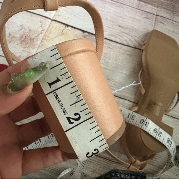 a new day Beige Strappy Sandals with Gold Accent - Picture 8 of 9